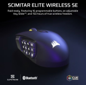 CORSAIR Mysz bezprzewodowa Scimitar Elite Wireless SE Gun Metal 33000 DPI  - CH-9314014-WW - Zdjęcie 8
