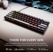 CORSAIR Klawiatura gamingowa Clipper Pro Mini 60 Core czarna - CH-979101J-NA - Zdjęcie 2
