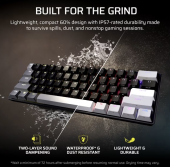 CORSAIR Klawiatura gamingowa Clipper Pro Mini 60 Core czarna - CH-979101J-NA - Zdjęcie 4
