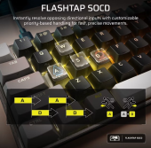 CORSAIR Klawiatura gamingowa Clipper Pro Mini 60 Core czarna - CH-979101J-NA - Zdjęcie 5