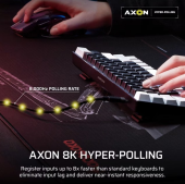 CORSAIR Klawiatura gamingowa Clipper Pro Mini 60 Core czarna - CH-979101J-NA - Zdjęcie 6