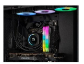 CORSAIR Pamięć DDR5 Vengeance RGB 16GB/5600 (2*8GB) CL40 - CMH16GX5M2B5600Z40 - Zdjęcie 3