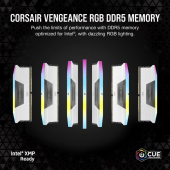 CORSAIR Pamięć DDR5 Vengeance RGB 32GB/5200 (2x16GB) CL40 White  - CMH32GX5M2B5200C40W - Zdjęcie 4