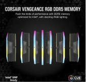CORSAIR Pamięć DDR5 Vengeance RGB 32GB/5600 (2x16GB) C36  - CMH32GX5M2B5600C36K - Zdjęcie 3