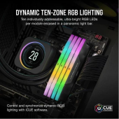 CORSAIR Pamięć DDR5 VENGEANCE RGB 64GB/6000 (2x32GB) CL30 AMD EXPO  - CMH64GX5M2B6000Z30 - Zdjęcie 3