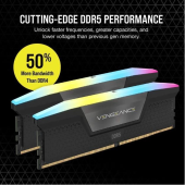 CORSAIR Pamięć DDR5 VENGEANCE RGB 64GB/6000 (2x32GB) CL30 AMD EXPO  - CMH64GX5M2B6000Z30 - Zdjęcie 4