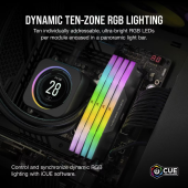 CORSAIR Pamięć DDR5 Vengeance RGB 96GB/6400(2*48GB) CL32  - CMH96GX5M2B6400C32 - Zdjęcie 5