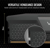 CORSAIR Pamięć DDR5 Vengeance 16GB/5200 (1*16GB) C40 Intel XMP  - CMK16GX5M1B5200C40 - Zdjęcie 6