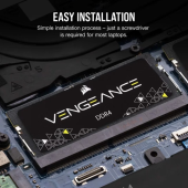 CORSAIR Pamięć DDR4 Vengeance 16GB/3000 (2x8GB) CL22 SODIMM  - CMSX16GX4M2A3200C22 - Zdjęcie 6