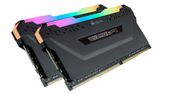 CORSAIR Pamięć DDR4 Vengeance RGB PRO 16GB/3200(2x8GB) czarna C16 Ryzen - CMW16GX4M2Z3200C16 - Zdjęcie 1
