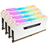CORSAIR Pamięć DDR4 Vengeance RGB PRO 32GB/3600(4*8GB) CL18 biały - CMW32GX4M4C3600C18W - Zdjęcie 1