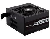 CORSAIR Zasilacz TX750M 750W 80+GOLD S.MODULAR ATX EU - CP-9020131-EU - Zdjęcie 1