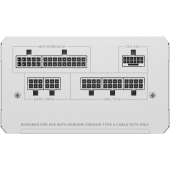 CORSAIR Zasilacz RM750e WHITE 80+GOLD F.MODULAR ATX3.1  - CP-9020292-EU - Zdjęcie 3