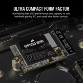 CORSAIR Dysk SSD 1TB MP600 MINI 4800/4800 MB/s PCIe Gen 4.0 x4 M.2 2230 - CSSD-F1000GBMP600MN - Zdjęcie 2