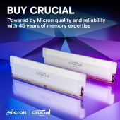 CRUCIAL Pamięć DDR5 Pro OC 16/6400(1*16GB) CL38 biała - CP16G64C38U5W - Zdjęcie 6