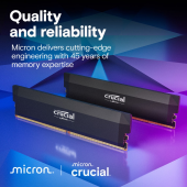 CRUCIAL Pamięć DDR5 Pro OC 32/6000(1*32GB) CL40 - CP32G60C40U5B - Zdjęcie 6