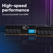 CRUCIAL Pamięć DDR5 128GB(2*64GB)/5600 CL46 - CT2K64G56C46U5 - Zdjęcie 2