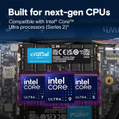 CRUCIAL Pamięć do notebooka DDR5 CSODIMM 32GB (1*32GB)/6400 CL52 - CT32G64C52CS5 - Zdjęcie 3