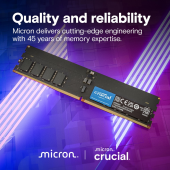 CRUCIAL Pamięć DDR5 64GB/6400 CL52 CUDIMM - CT64G64C52CU5 - Zdjęcie 5