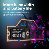 CRUCIAL Pamięć do notebooka DDR5 LPCAMM2 64GB/7500 LPDDR5X - CT64G75C2LP5X - Zdjęcie 5