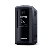 CYBERPOWER Zasilacz awaryjny VP700ELCD 700VA/390W, Symulowana fala sinusoidalna, AVR, USB, LCD, 4xSchuko - VP700ELCD - Zdjęcie 2