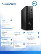 DELL Precision 3450 SFF Win10Pro i7-11700/512GB/512GB/512GB/8GB/DVDRW/Integrated/KB216/MS116/3Y BWOS - 1001844386117 - Zdjęcie 4