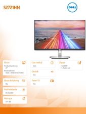 DELL Monitor S2721HN 27 IPS LED Full HD (1920x1080) /16:9/2xHDMI/3Y PPG - 210-AXKV - Zdjęcie 3