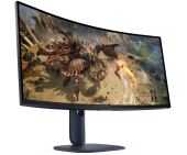 DELL Monitor AW3425DWM 34 cale Curved AMD FreeSync VA 180Hz WQHD         (3440x1440)/21:9/1xDP/2xHDMI/2xUSB 3.2/3Y AES&PPE - 210-BQWL - Zdjęcie 2