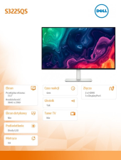 DELL Monitor S3225QS 31.5 cala VA 4K/HDMI/DP/Głośniki/3Y - 210-BQWP - Zdjęcie 7