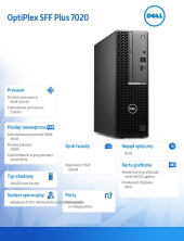 DELL Komputer OptiPlex 7020 SFF Win11Pro EDU/Academic i5-14500/16GB/512GB/Integrated/WLAN+BT/Kb&Mouse/5Y BOS - 3400013958843.1_OptiPlex7020SFF - Zdjęcie 6