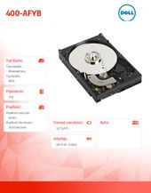 DELL Dysk 1TB 7.2K SATA  6Gbps 3.5 Non Hot-Plug - 400-AUPW - Zdjęcie 2