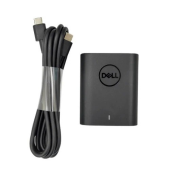 DELL Zasilacz USB-C 60W z przewodem zasilającym 1m EU  - 450-ALQR - Zdjęcie 1