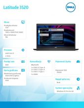 DELL Latitude 3520 Win10Pro i3-1115G4/8GB/SSD 256GB/15.6" FHD/Inetl UHD/FPR/Kb_Backlit/4 Cell/3Y BWOS - N007L352015EMEA - Zdjęcie 4