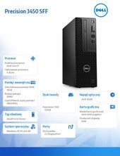 DELL !Precision 3450 SFF Win10Pro i7-10700/512GB/16GB/DVDROM/Integrated/KB216/MS116/3Y BWOS - N205P3450SFFEMEA_VI - Zdjęcie 4