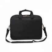 DICOTA Torba do notebooka 14-15.6 cali Eco Top Traveller Twin PRO, czarna - D30844-RPET - Zdjęcie 3