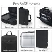 DICOTA Torba na laptopa Eco Multi BASE 15-17.3 cala szara - D30915-RPET - Zdjęcie 2