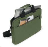 DICOTA Torba do notebooka 14-15.6 cali BASE XX Slim Case oliwkowa zieleń - D31962 - Zdjęcie 4