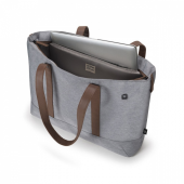 DICOTA Torba na laptopa 13-14,1 cali Shopper Eco Motion jasnoszara - D31978-RPET - Zdjęcie 6