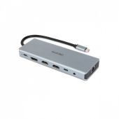 DICOTA Stacja dokująca USB-C 13 w 1 Dock 4K HDMI/DP PD 100W  - D32065 - Zdjęcie 3
