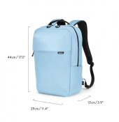 DICOTA Plecak COMMUTER 13-16 cali lodowy błękit  - D32122-RPET - Zdjęcie 4