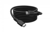 DIGITUS Kabel połączeniowy silikonowy USB-C-USB-C | USB 4 ver.2.0 80Gbps | 8K@60Hz | PD 3.1 240W| 1,0m | czarny - AK-300350-010-S - Zdjęcie 3