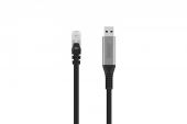 DIGITUS Kabel adapter USB-A - RJ45 Kat. 6A S/FTP, 1 Gbit/s, USB 3.2 Gen1, LSZH, 2m - AK-300600-020-S - Zdjęcie 2