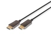 DIGITUS Kabel połączeniowy hybrydowy AOC DisplayPort 1.4 8K/60Hz UHD DP/DP M/M 30m Czarny - AK-340107-300-S - Zdjęcie 1
