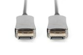 DIGITUS Kabel połączeniowy hybrydowy AOC DisplayPort 1.4 8K/60Hz UHD DP/DP M/M 30m Czarny - AK-340107-300-S - Zdjęcie 2