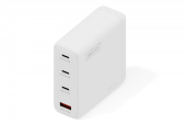 DIGITUS Ładowarka sieciowa/zasilacz USB GaN 140W, 3x USB-C, 1x USB-A, Biała - DA-10305 - Zdjęcie 1
