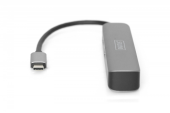 DIGITUS Stacja dokująca USB-C, 5-portów 4K 30Hz HDMI 2x USB3.0 microSD SD/MMC srebrna  - DA-70891 - Zdjęcie 6