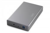 DIGITUS Obudowa zewnętrzna USB 3.0 na dysk SSD/HDD 3.5" SATA III max. 16 TB z zasilaczem, aluminiowa - DA-71106-1 - Zdjęcie 1