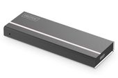 DIGITUS Obudowa zewnętrzna USB 3.1 Typ C na dysk SSD M.2 NVMe PCIe aluminiowa Czarna - DA-71120 - Zdjęcie 1