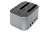 DIGITUS Stacja dokująca USB 3.0 do SSD/HDD 2.5/3.5" SATA III z funkcją klonowania - DA-71540-1 - Zdjęcie 2