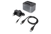 DIGITUS Stacja dokująca USB 3.0 do SSD/HDD 2.5/3.5" SATA III z funkcją klonowania - DA-71540-1 - Zdjęcie 6